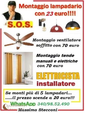 Lampadario e plafoniere Prenestina, Casilina e Tiburtina 