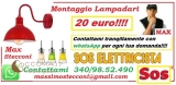 Montaggio lampadario e applique Roma 